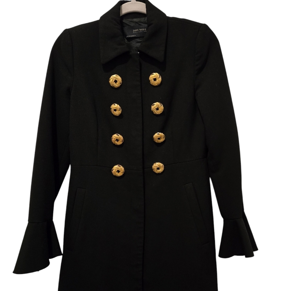 Zara Womans 3/4 Length Blazer Jacket